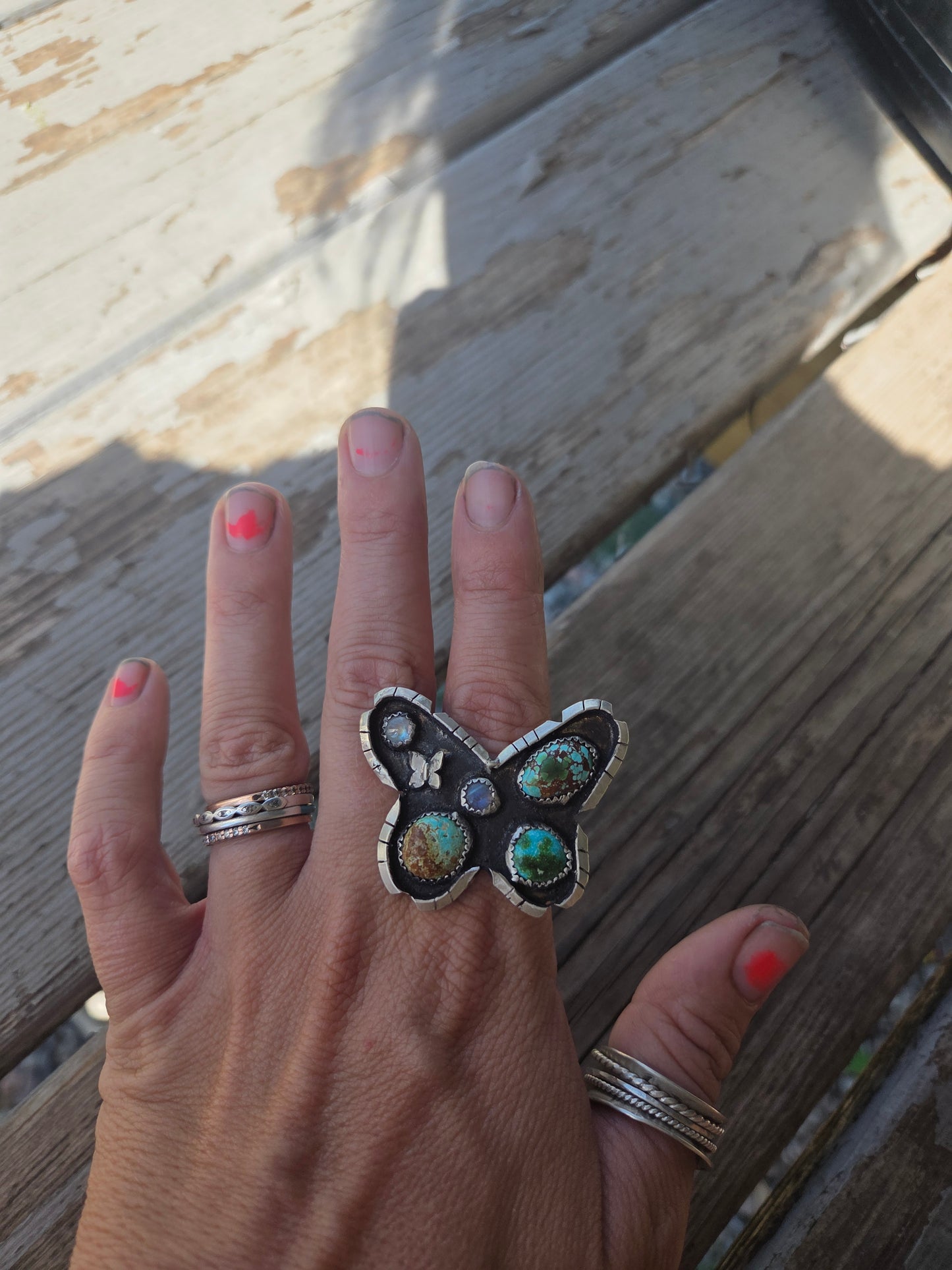 Butterfly Shadow Box Ring