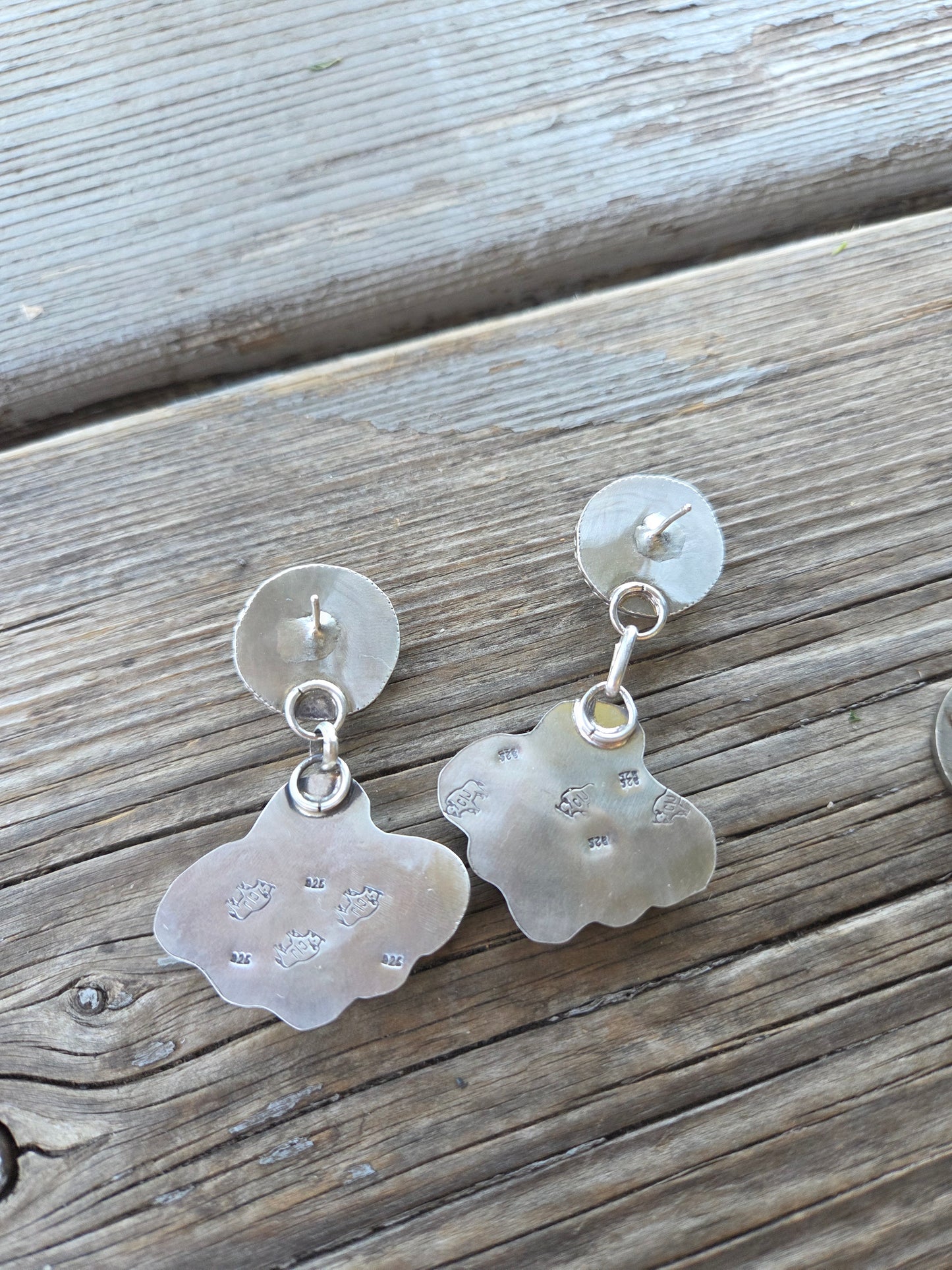 Emerald Valley & Palomino Turquoise Earrings
