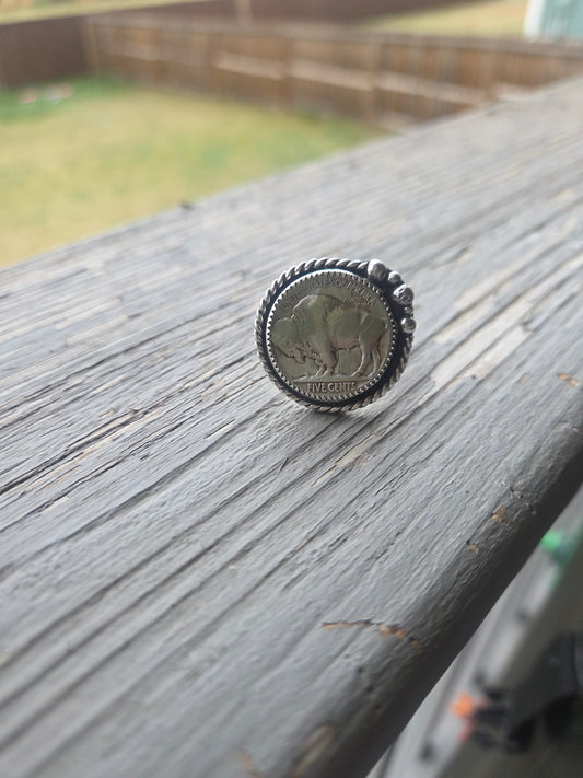 Buffalo • Sterling Silver Size 8