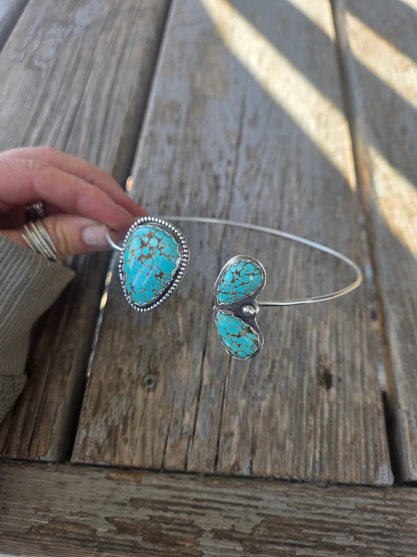 Number 9 Turquoise Neck Cuff