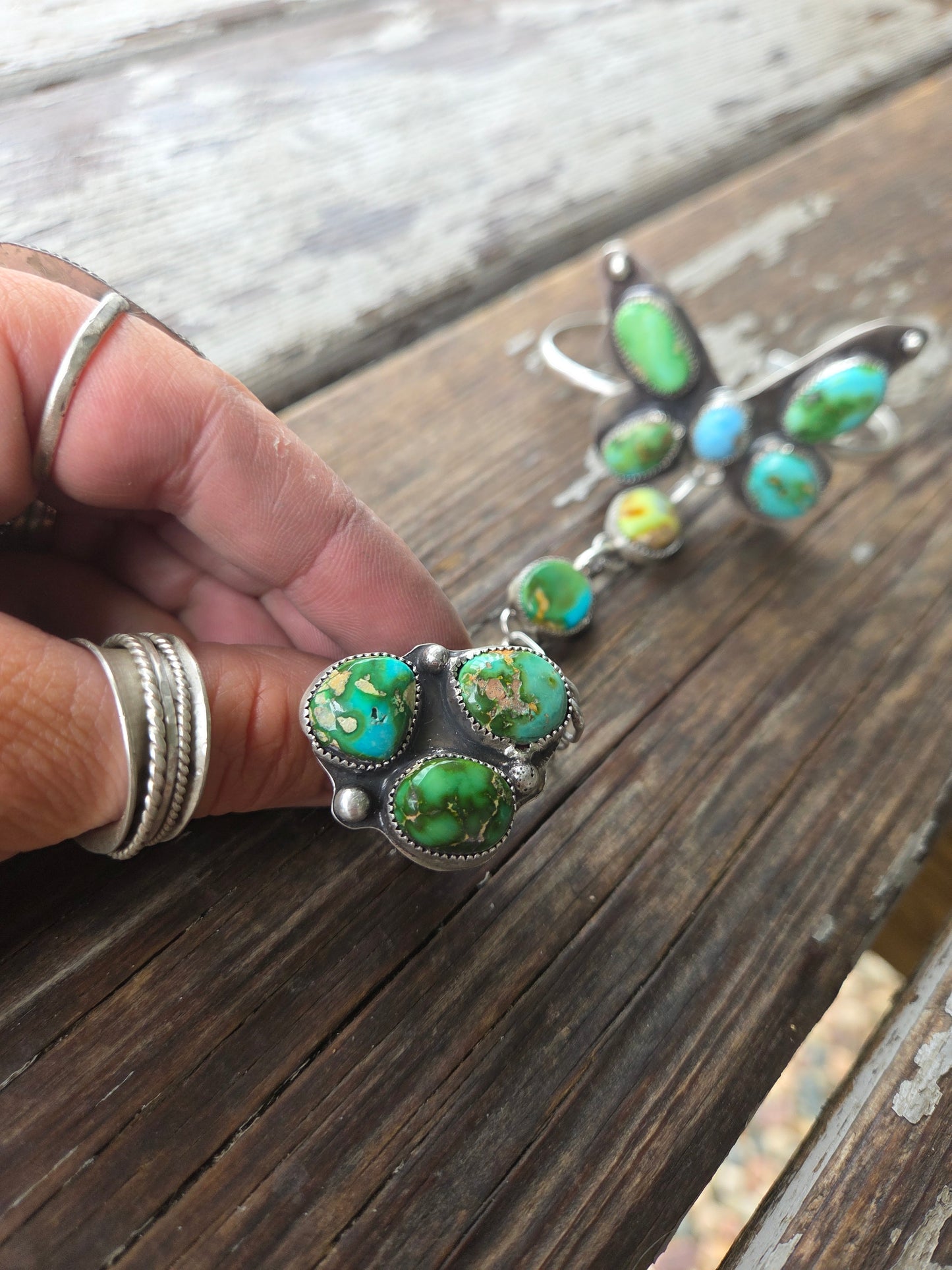 ButterFly bracelet ring combo