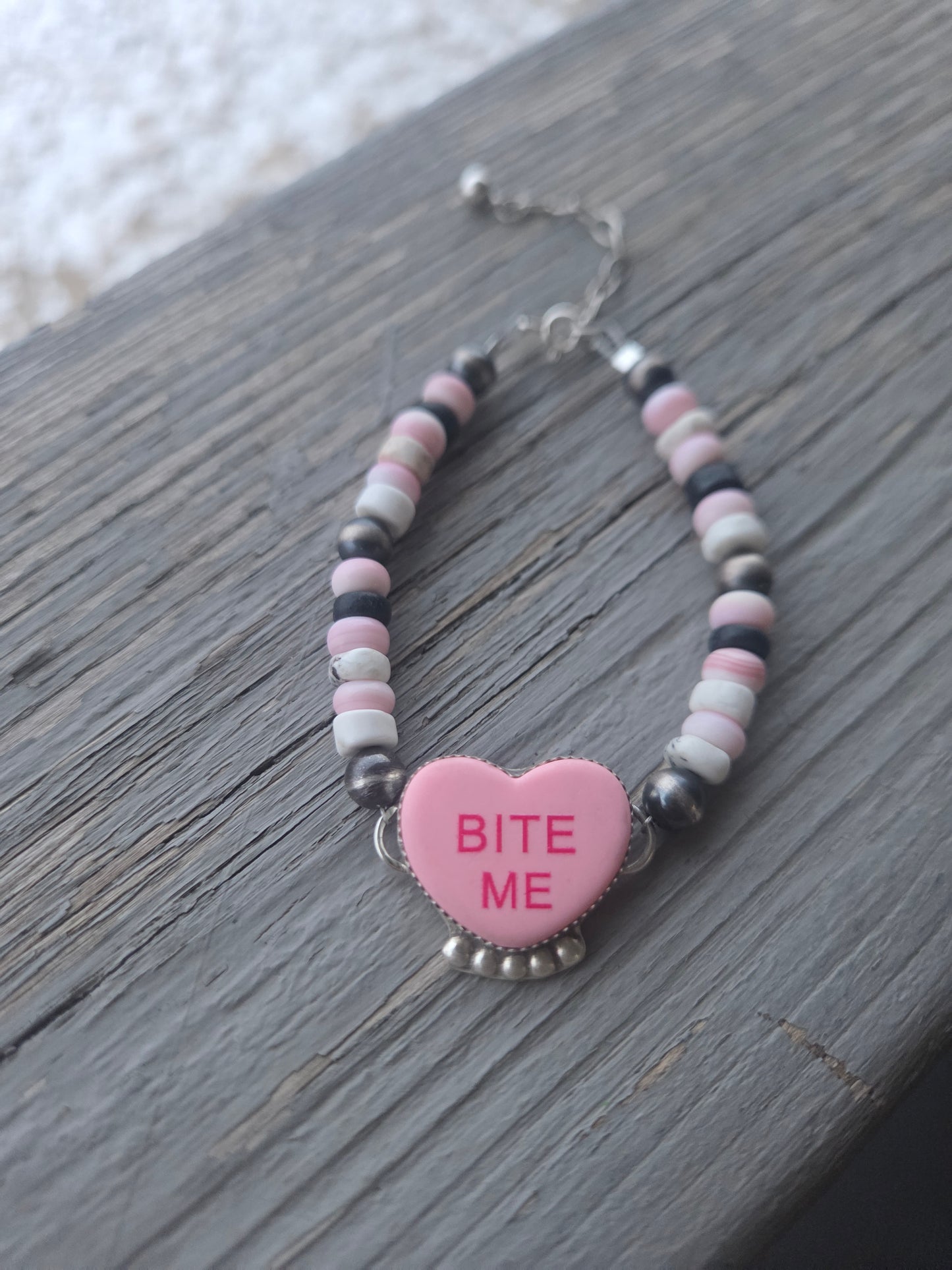 Bite Me Heart Bracelet