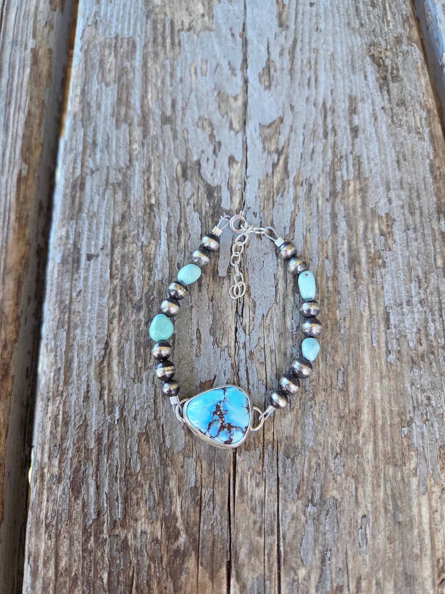 Golden Hill Turquoise Adjustable Bracelet