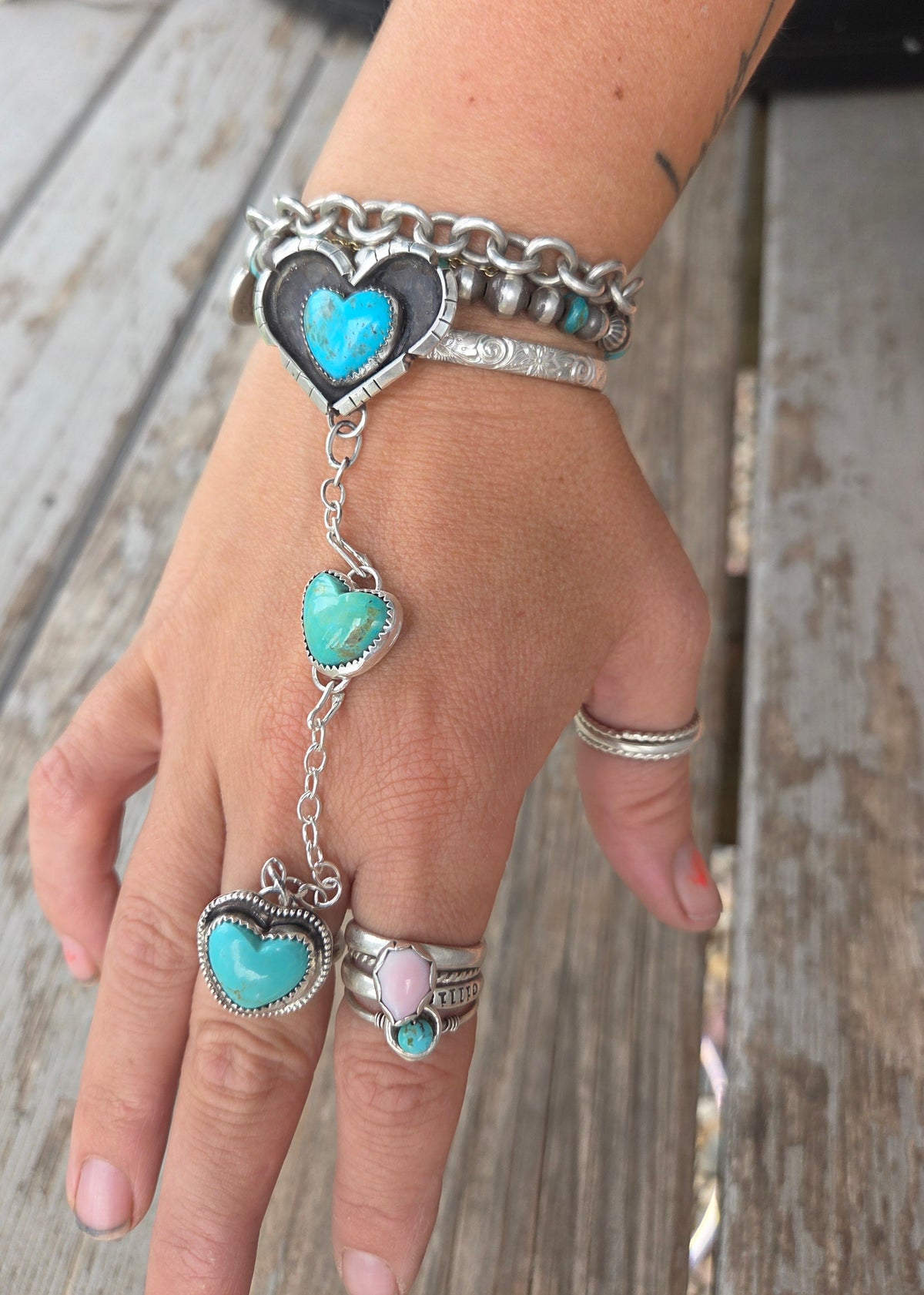Heart Hand Chain