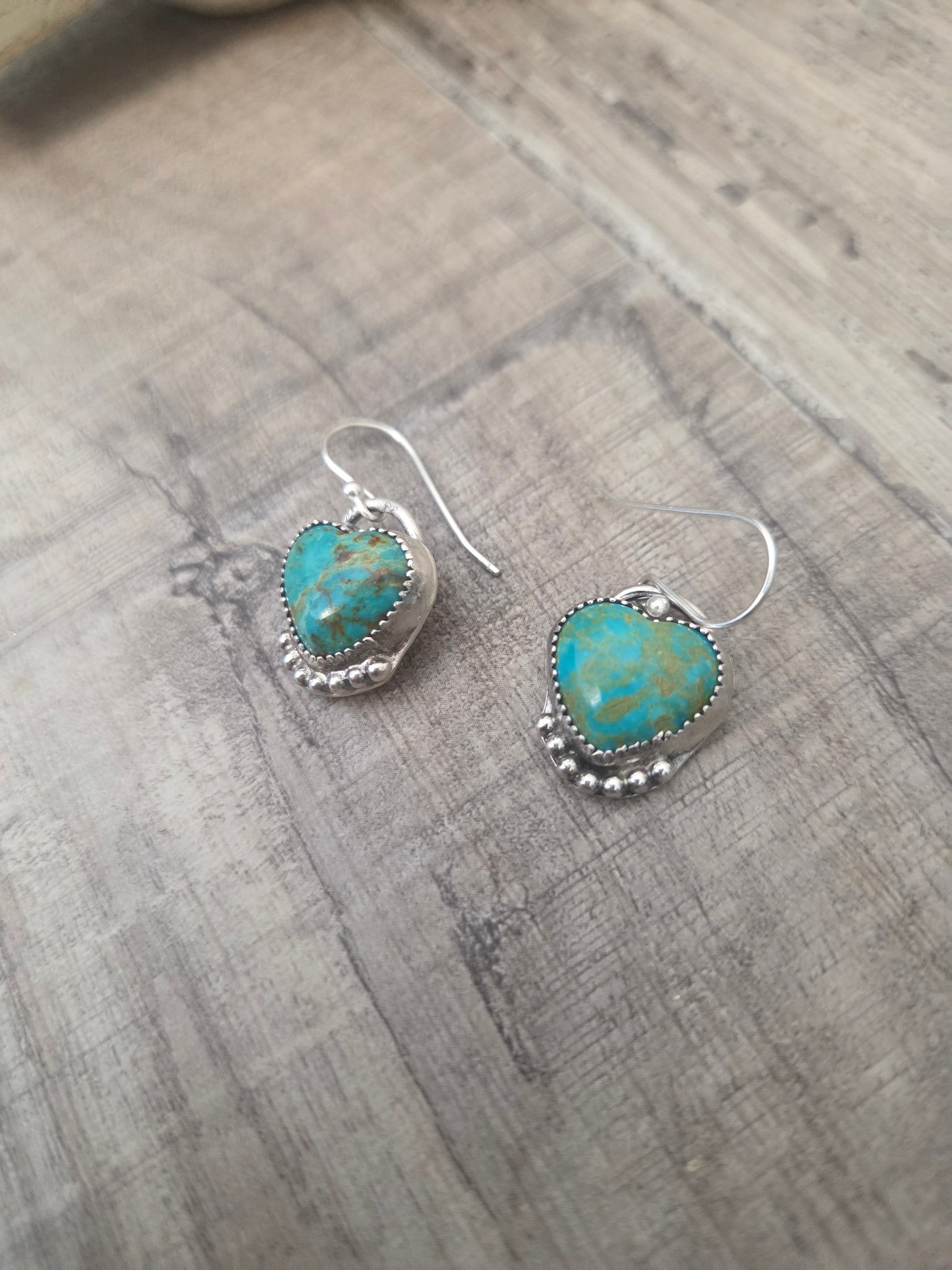Heart Kingsman Turquoise earrings