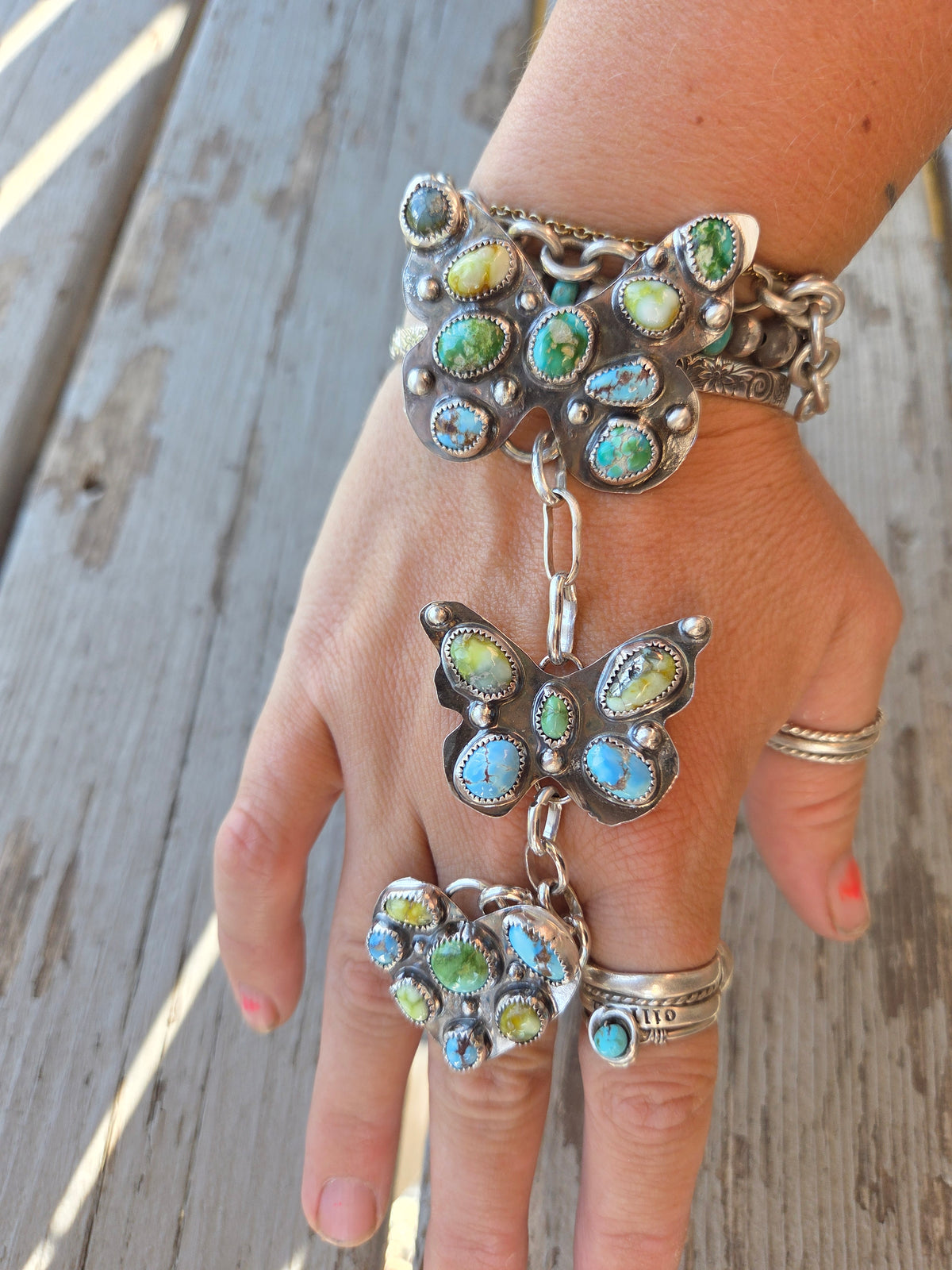 ButterFly/Heart Hand Chain