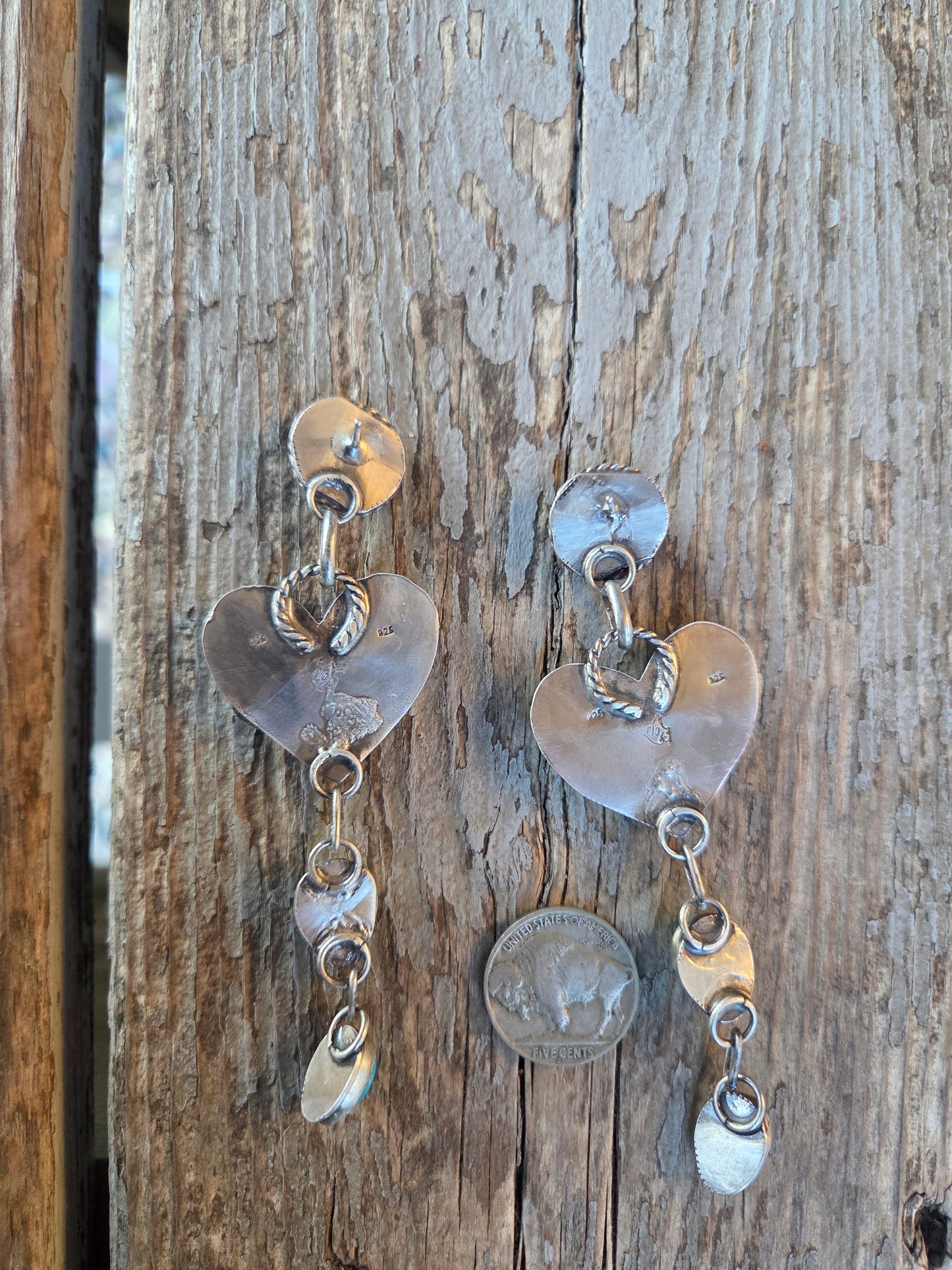 Heart Turquoise Earrings