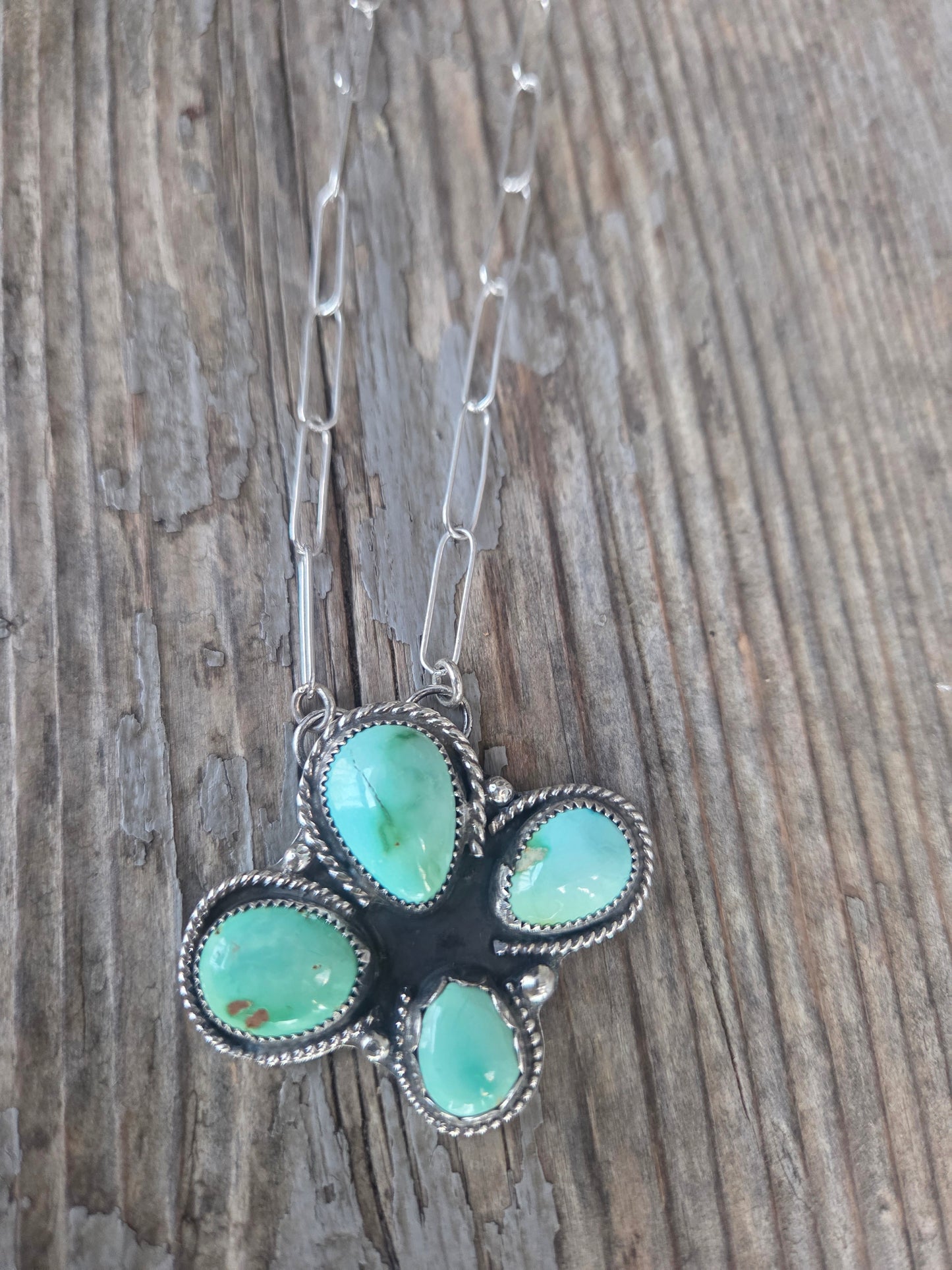 Emerald Valley Turquoise 17 inches-adjustable chain