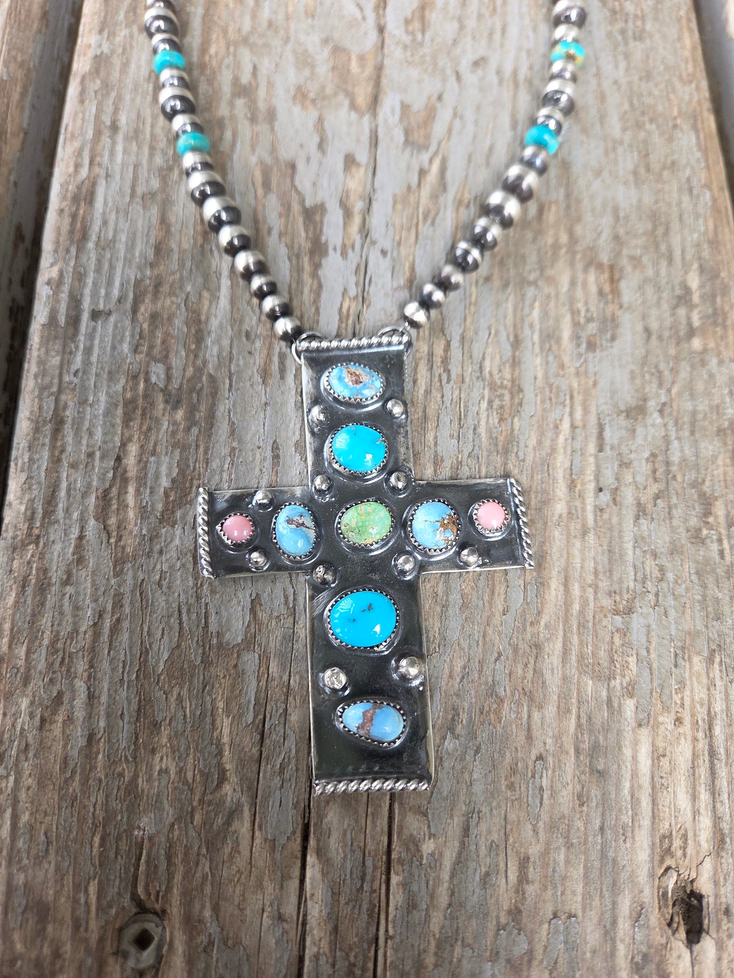 Cross Cluster Necklace