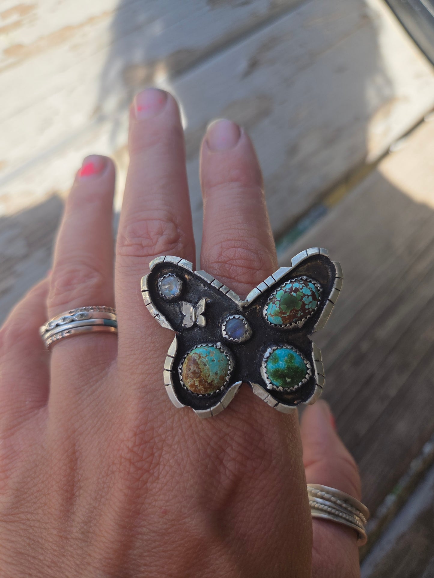 Butterfly Shadow Box Ring