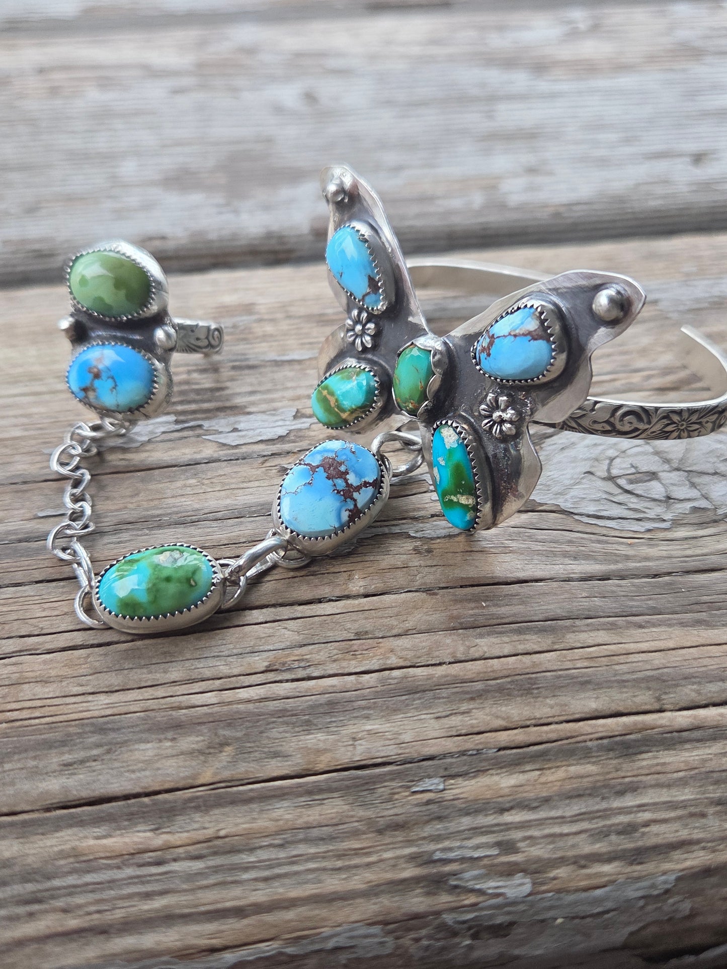 ButterFly bracelet/ring Chain