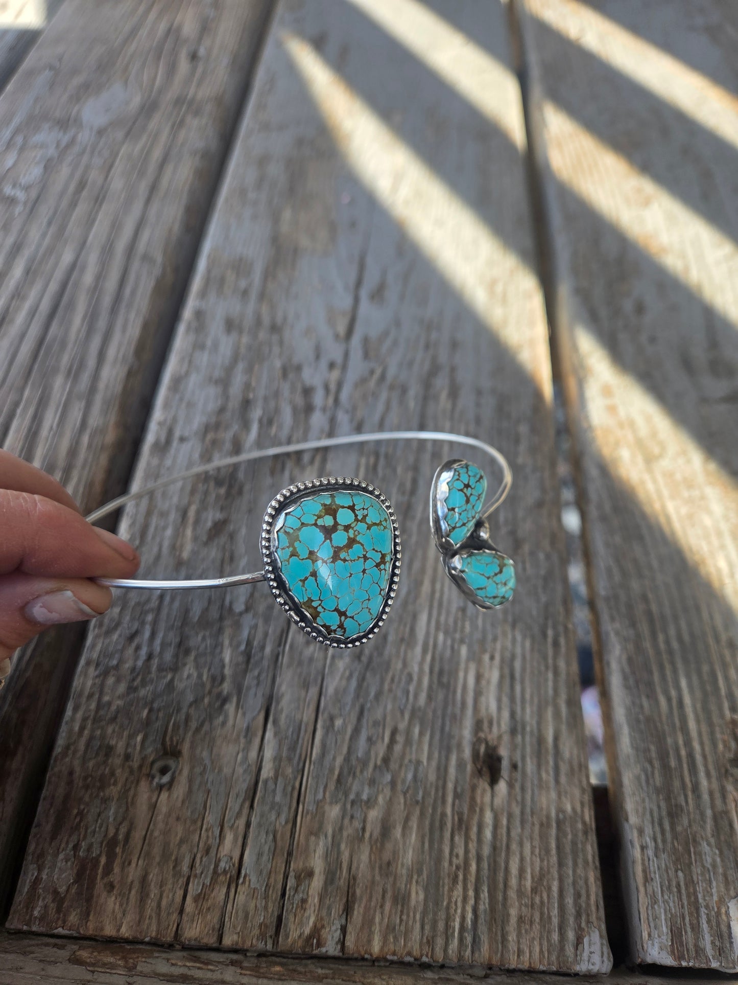 Number 9 Turquoise Neck Cuff
