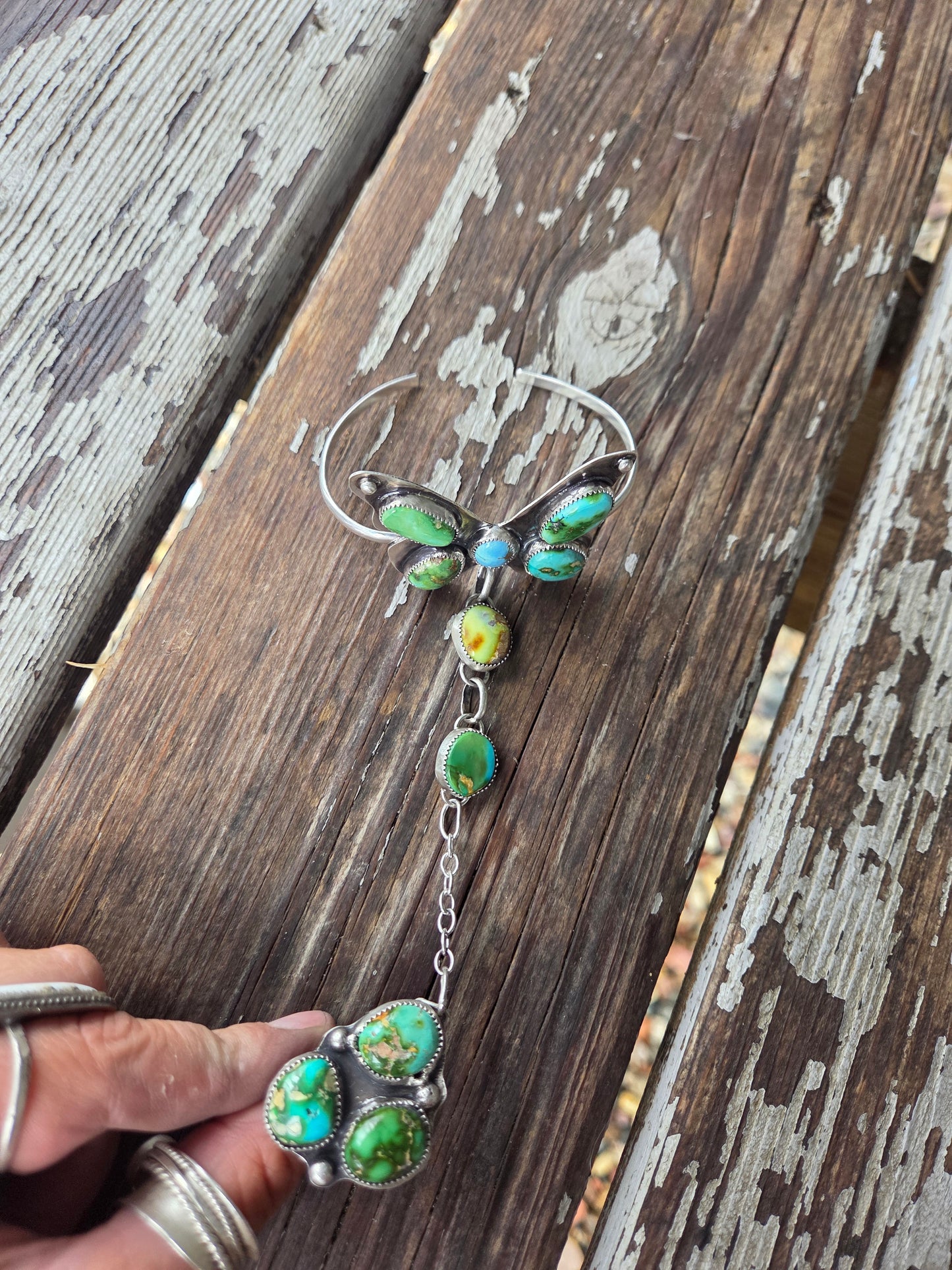 ButterFly bracelet ring combo